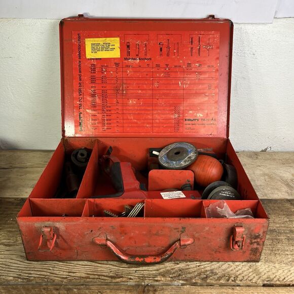 Hilti DX200 Powder-Actuated Fastening Tool  with Attachments/Screws/Case - Picture 1 of 12